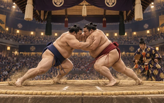 Tokyo Grand Sumo Tournament Tour with Chair Seat. Illustrative image. The actual product, venue, or experience may differ.